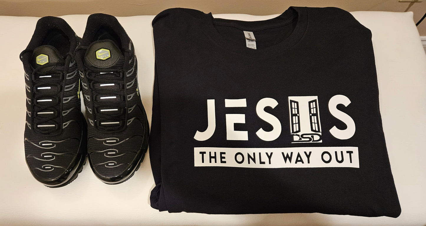Long sleeve/ Jesus The only way out