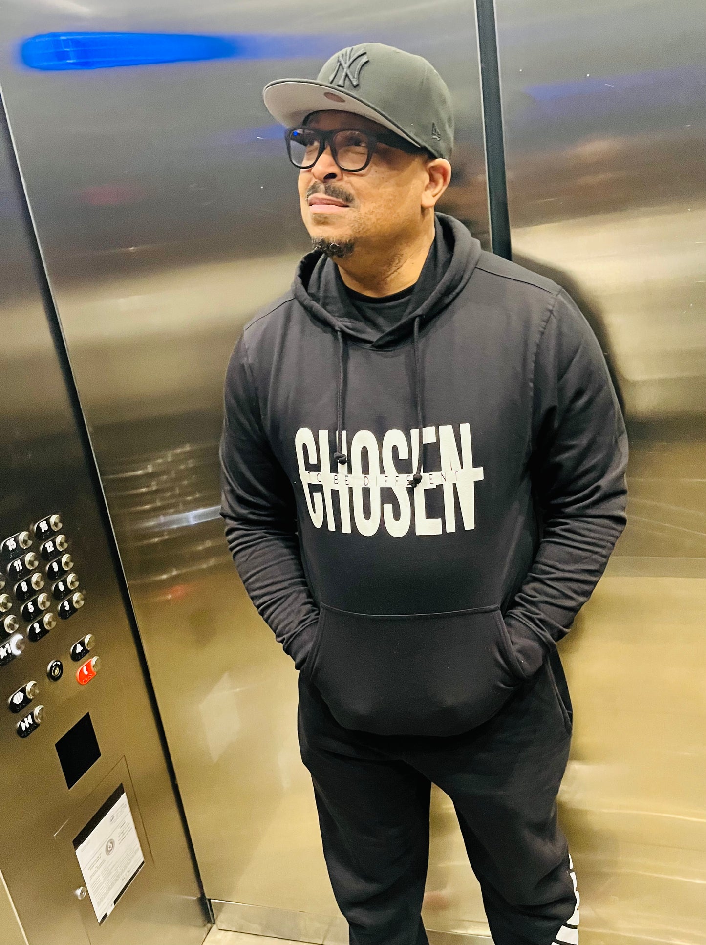 Chosen Hoodie w Puff Lettering