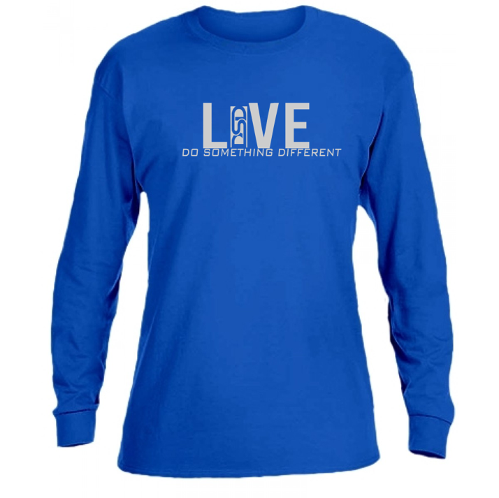 Do Something Different Long sleeve Heavy Cotton Live T-shirt