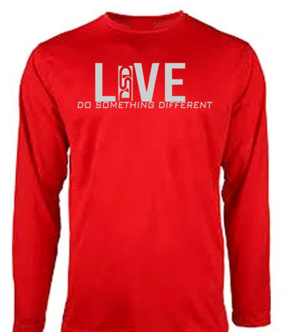 Do Something Different Long sleeve Heavy Cotton Live T-shirt